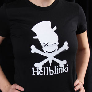 "Hatgrin" white logo on black T-Shirt "Hatgrin" white logo on black T-Shirt